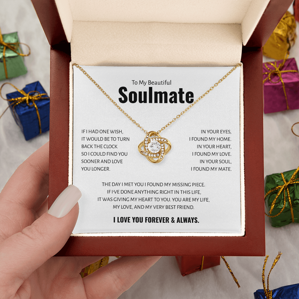 My Beautiful Soulmate - Love Knot Necklace