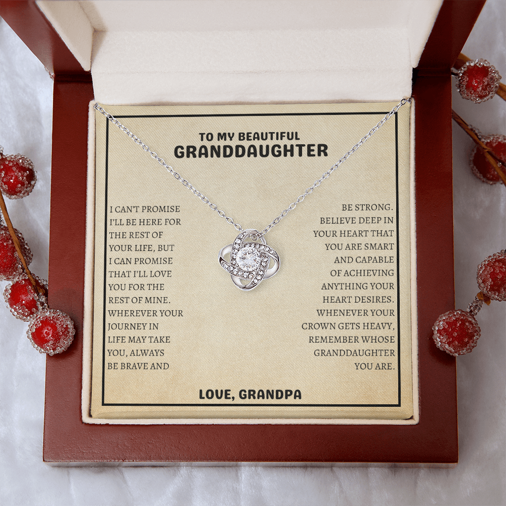 To My Beautiful Granddaughter | Always Be Brave, Love Grandpa