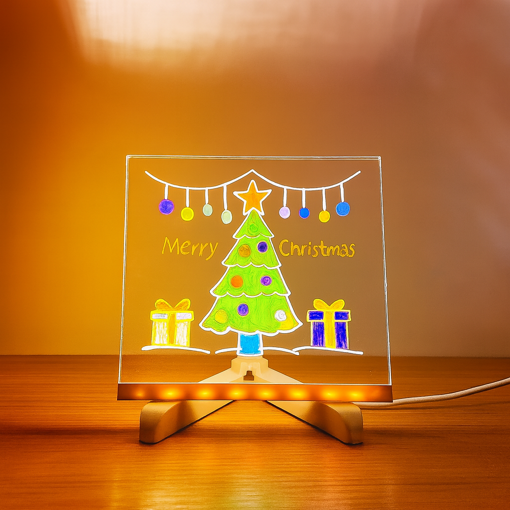 GlowScribe™ Magic Light-Up Art Board – Mess-Free, Screen-Free Creativity for Kids