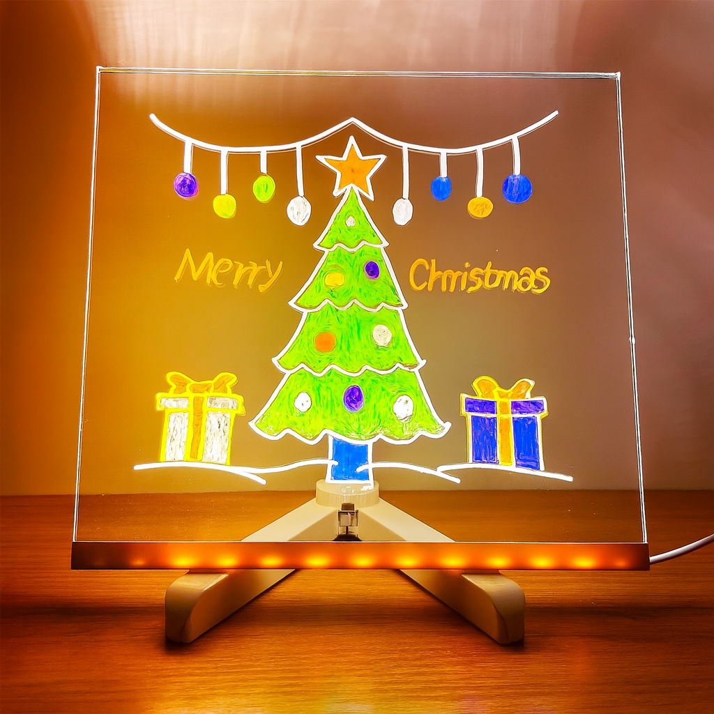 GlowScribe™ Magic Light-Up Art Board – Mess-Free, Screen-Free Creativity for Kids