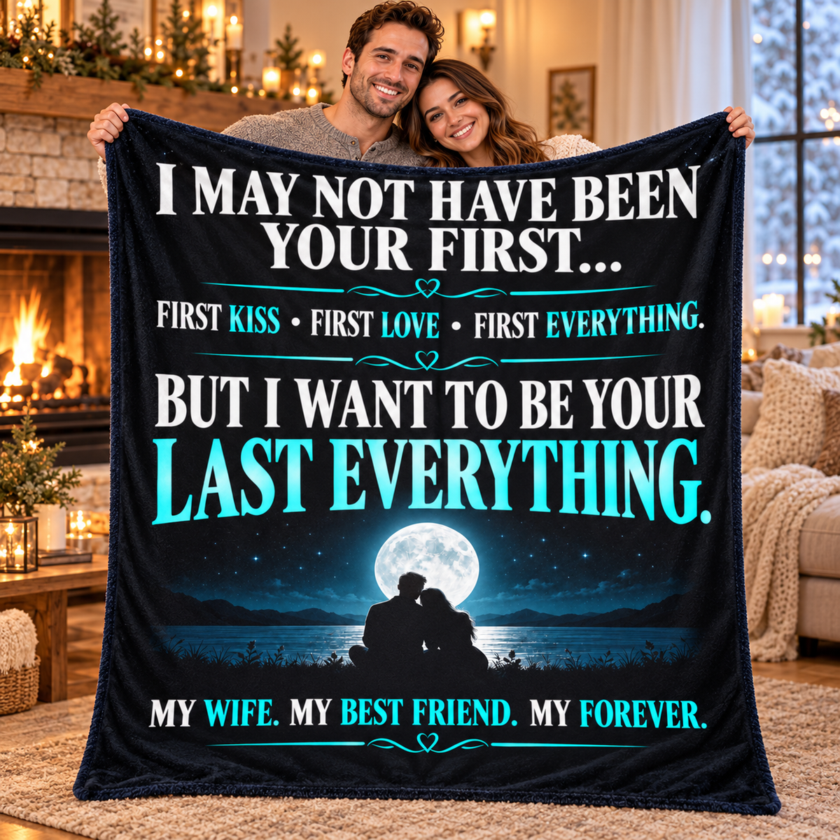 To My Wife — My Last Everything Romantic Blanket