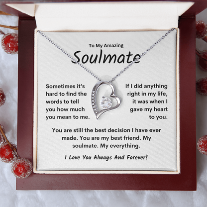 My Amazing Soulmate - Forever Love Necklace