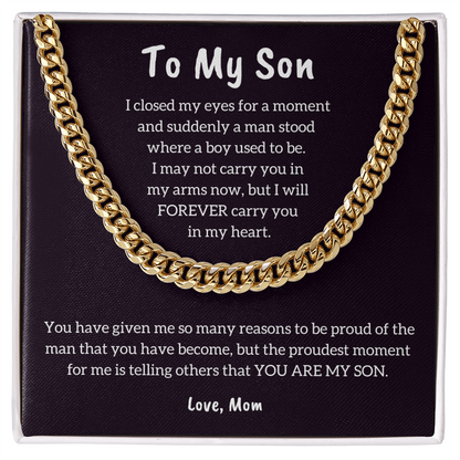 To My Son - Love Mom