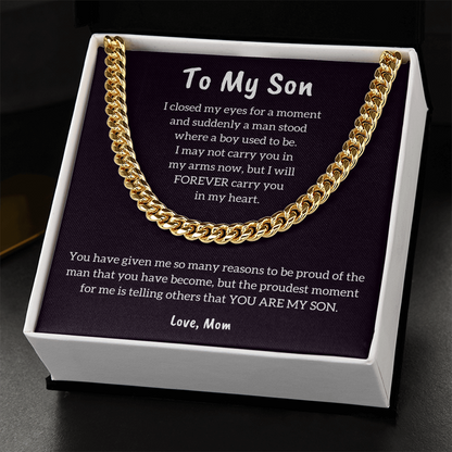 To My Son - Love Mom
