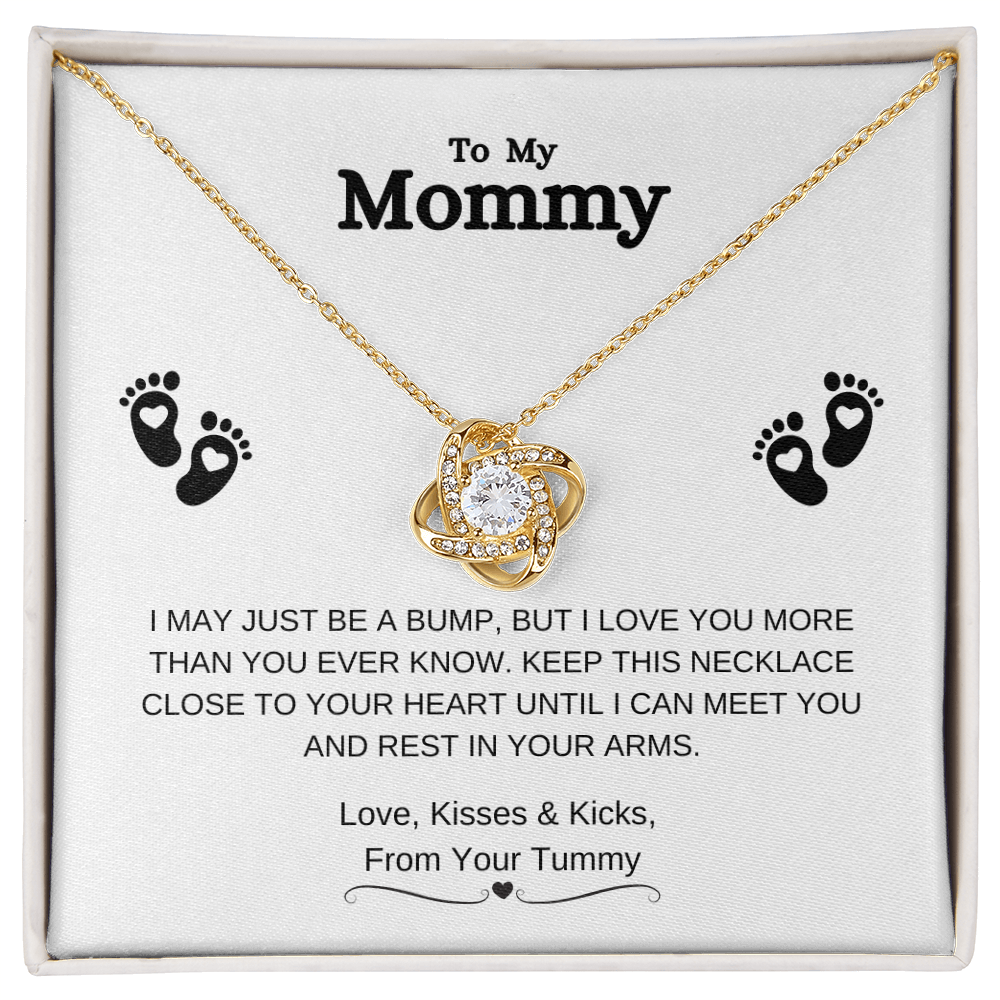 To My Mommy | Love Knot Necklace - From Your Tummy