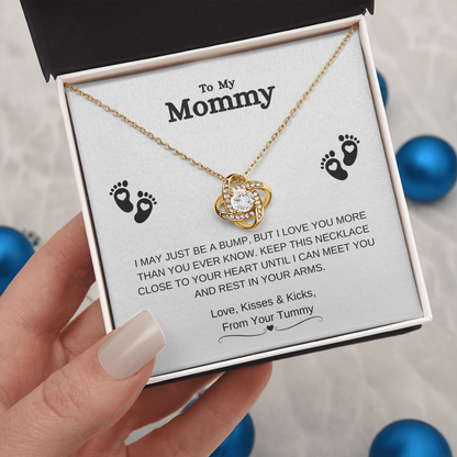 To My Mommy | Love Knot Necklace - From Your Tummy
