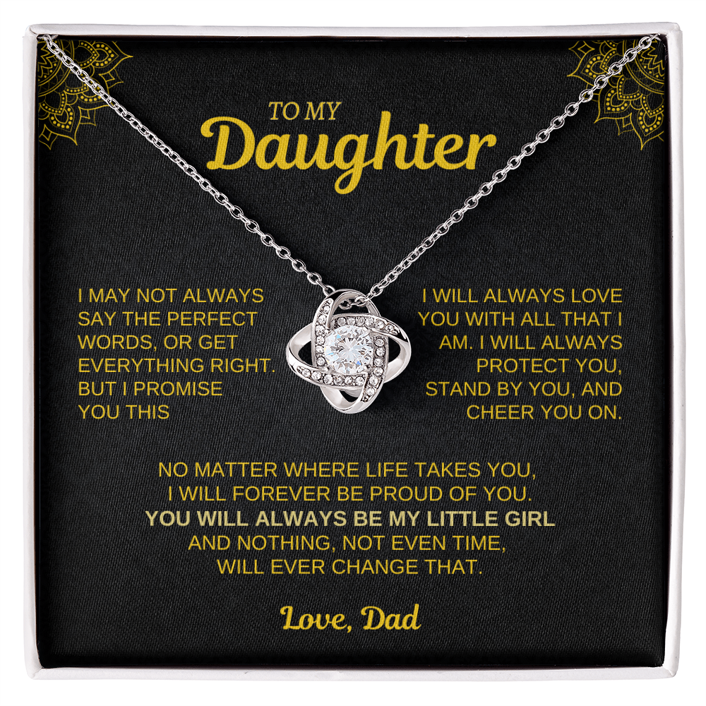 To My Daughter – Forever Love Necklace from Dad