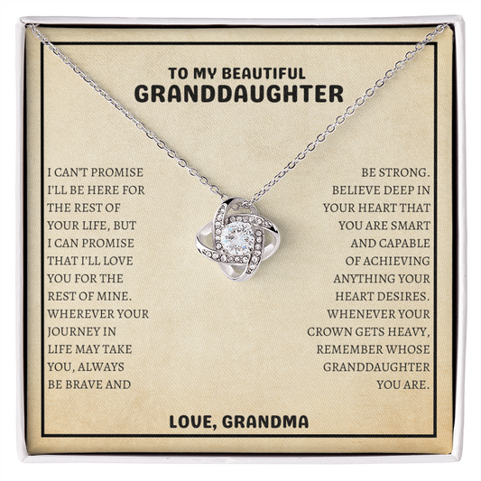 To My Beautiful Granddaughter | Always Be Brave, Love Grandma