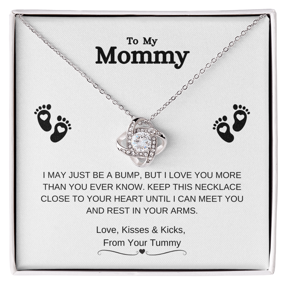 To My Mommy | Love Knot Necklace - From Your Tummy