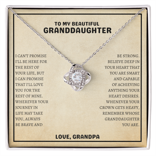 To My Beautiful Granddaughter | Always Be Brave, Love Grandpa