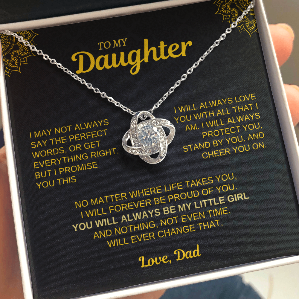 To My Daughter – Forever Love Necklace from Dad