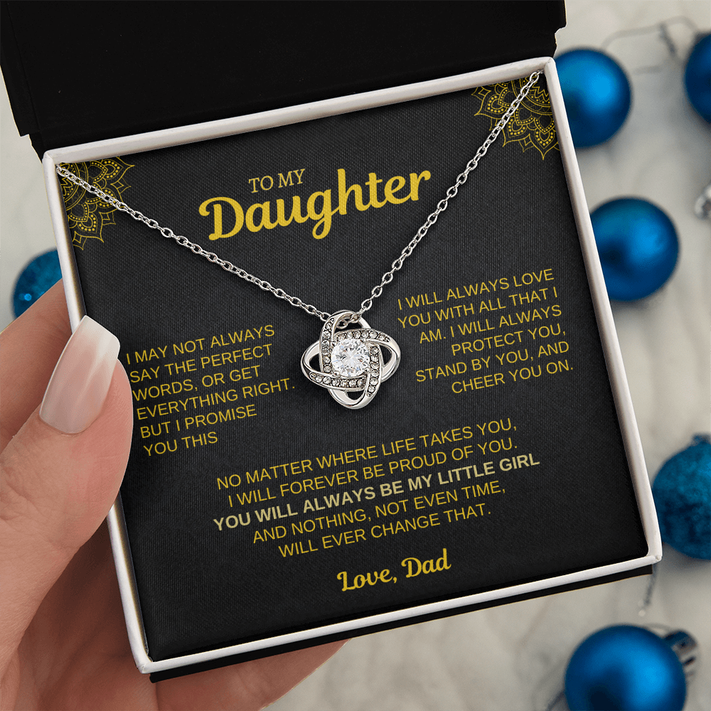 To My Daughter – Forever Love Necklace from Dad
