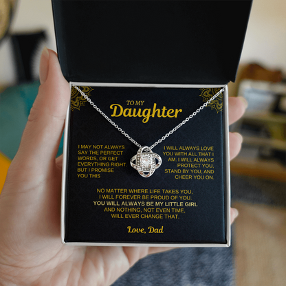 To My Daughter – Forever Love Necklace from Dad