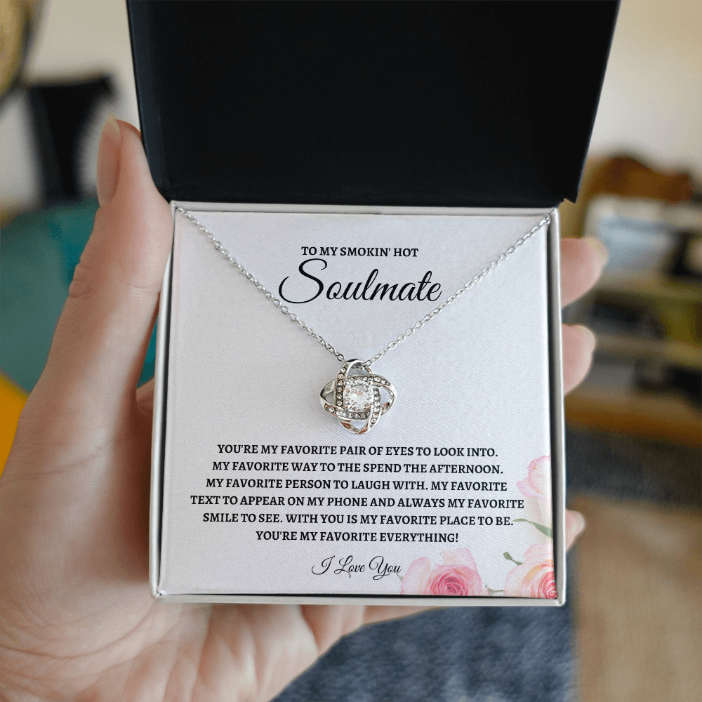 To y Smokin' Hot Soulmate - Love Knot Necklace