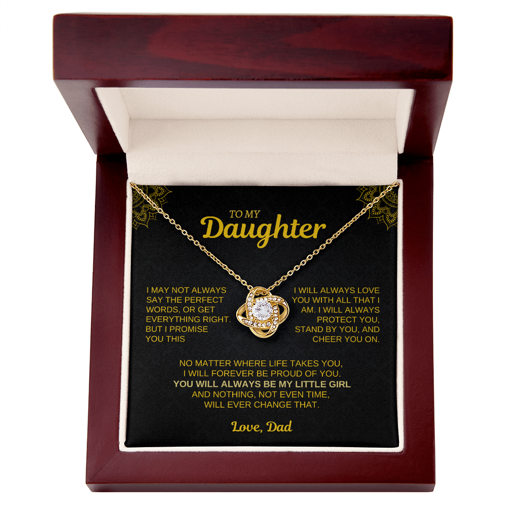 To My Daughter – Forever Love Necklace from Dad