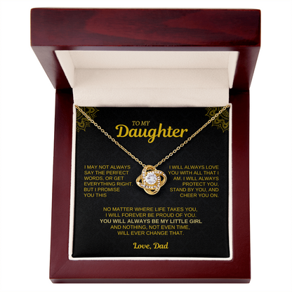 To My Daughter – Forever Love Necklace from Dad