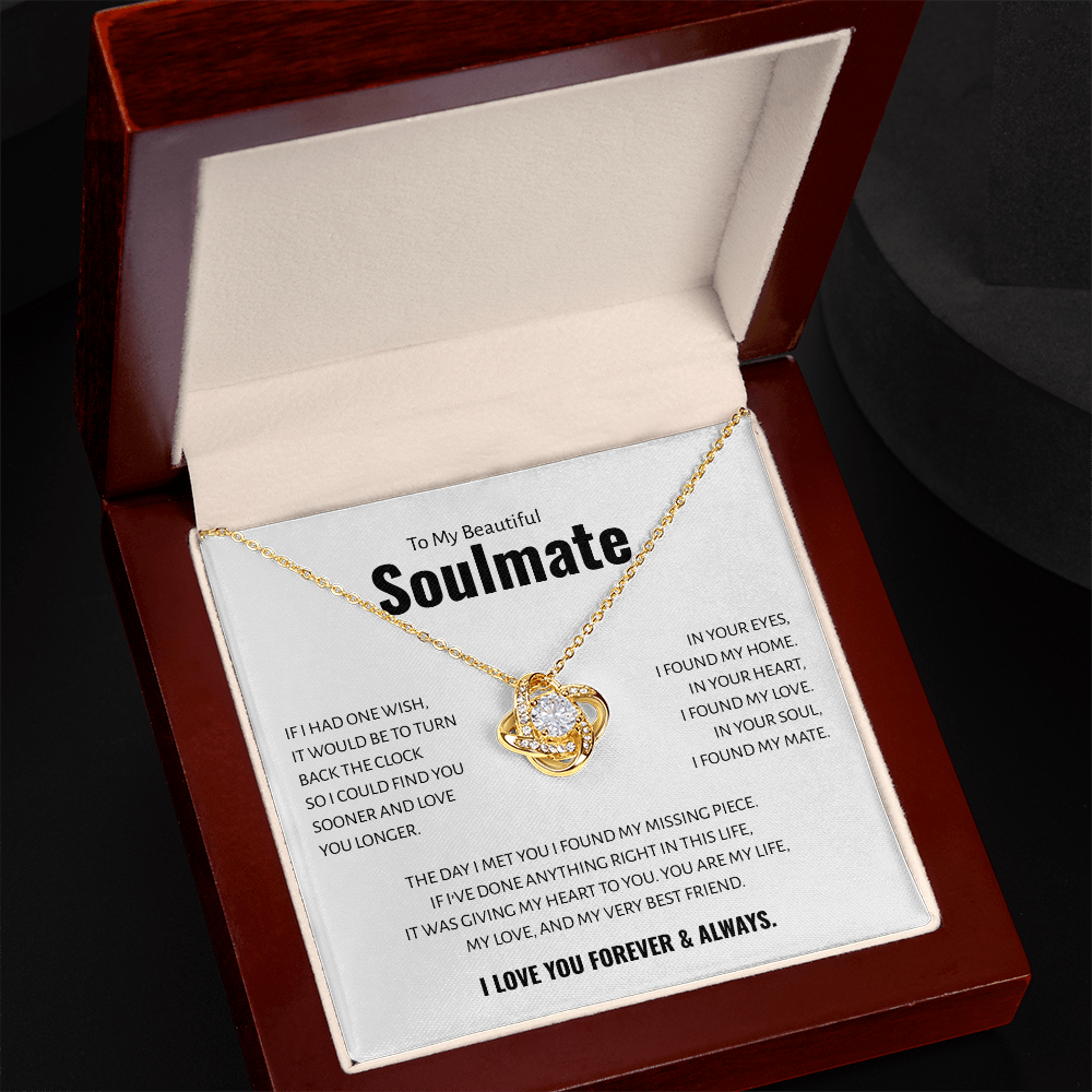My Beautiful Soulmate - Love Knot Necklace