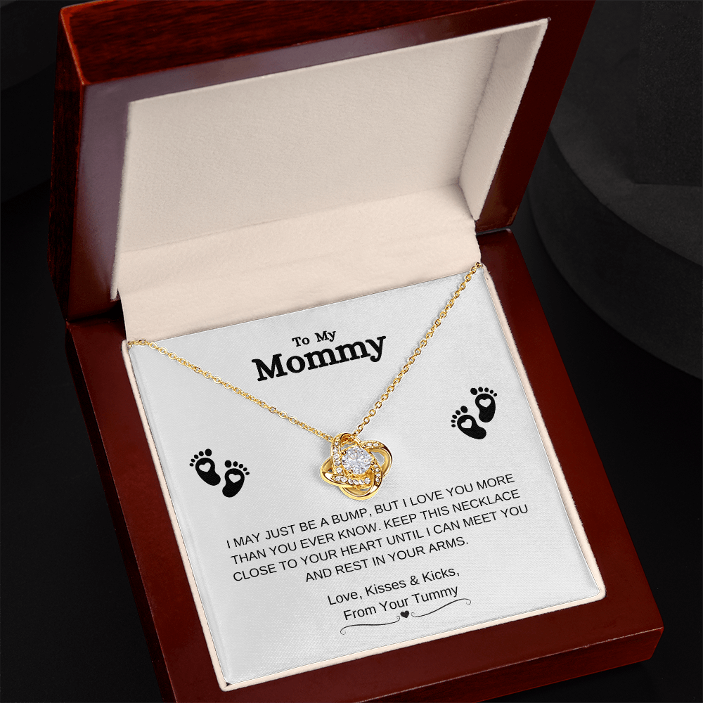 To My Mommy | Love Knot Necklace - From Your Tummy