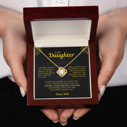To My Daughter – Forever Love Necklace from Dad