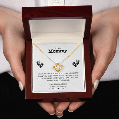 To My Mommy | Love Knot Necklace - From Your Tummy