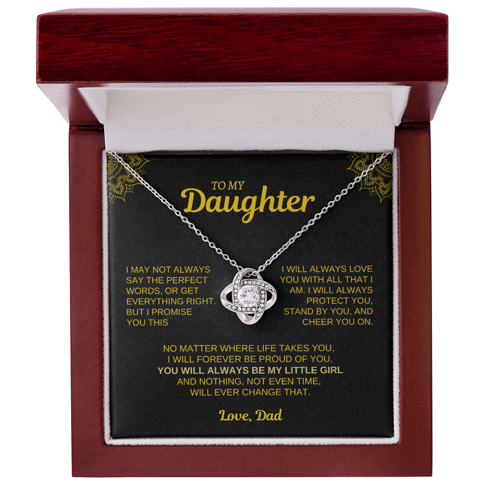 To My Daughter – Forever Love Necklace from Dad