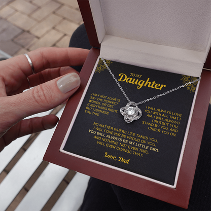 To My Daughter – Forever Love Necklace from Dad
