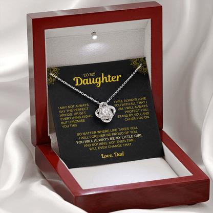 To My Daughter – Forever Love Necklace from Dad
