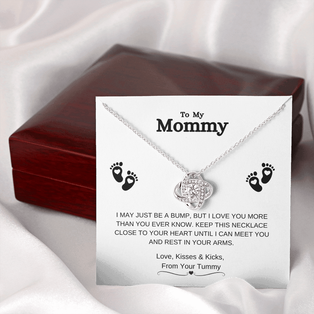 To My Mommy | Love Knot Necklace - From Your Tummy