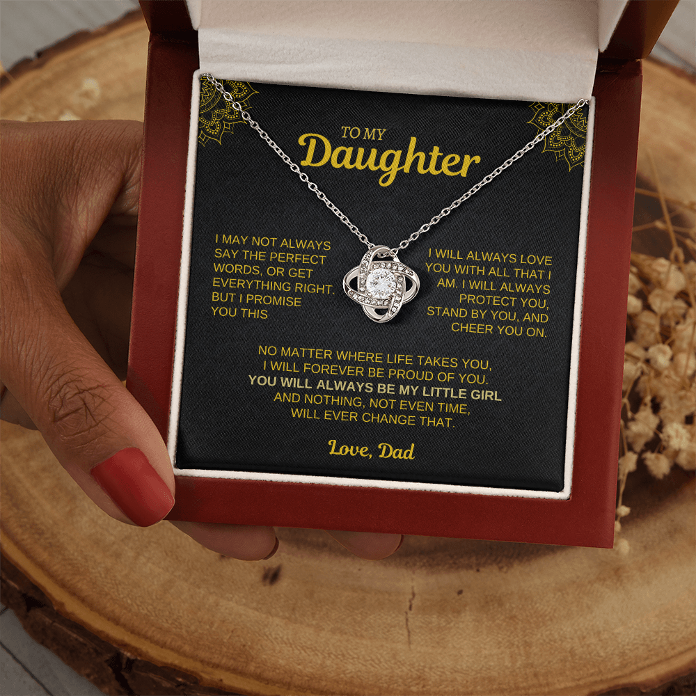 To My Daughter – Forever Love Necklace from Dad