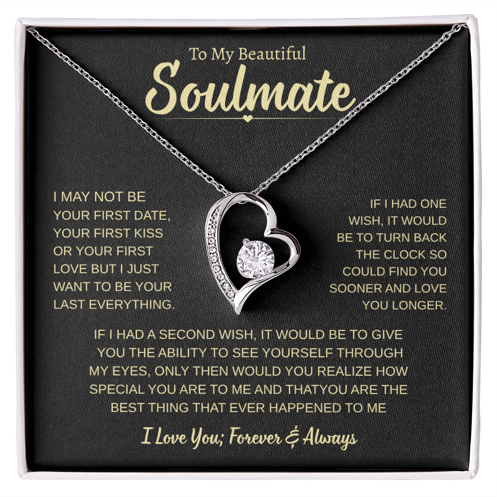 To My Soulmate Gift, | Love You Forever and Always