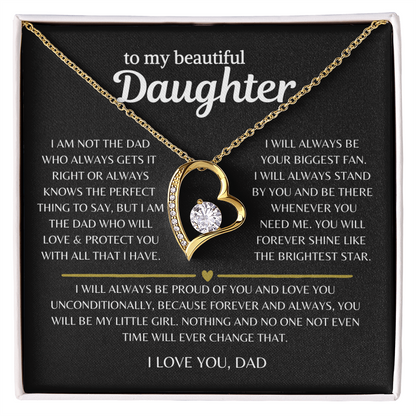 To My Daughter - Love Dad - Biggest Fan