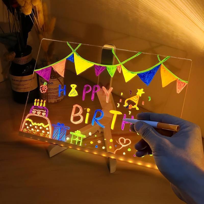 GlowScribe™ Magic Light-Up Art Board – Mess-Free, Screen-Free Creativity for Kids